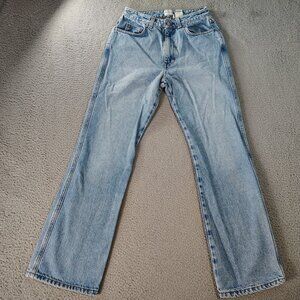 Calvin Klein Jeans Womens Size 6 Blue Mid Rise Denim Cotton Slim Boot Casual